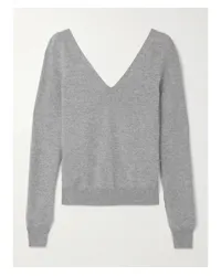 Saint Laurent Kaschmirpullover Grau