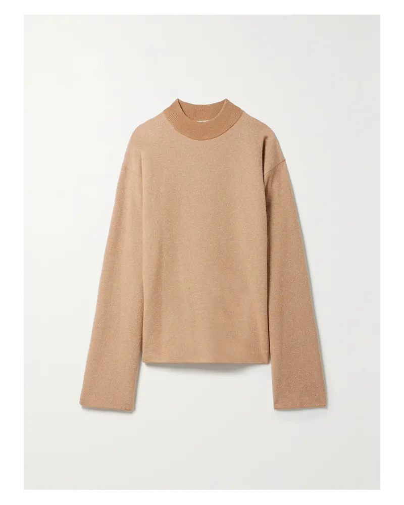 The Row Daverio Pullover Aus Einer Kaschmir-seidenmischung - Braun Braun