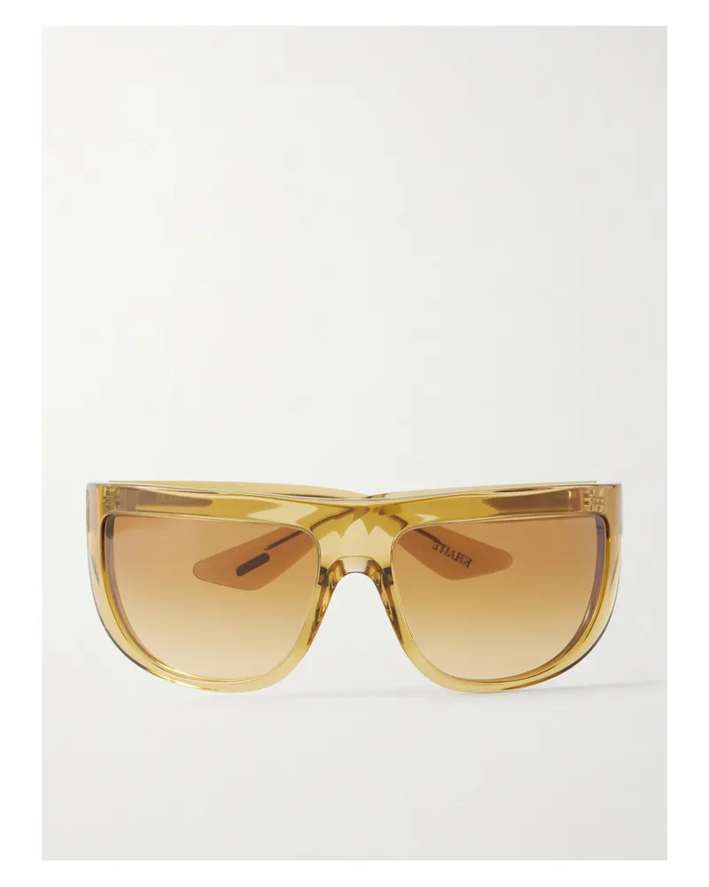 Oliver Peoples 1974c D-frame Acetate Sunglasses - Brown Brown