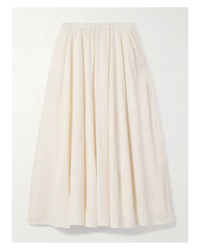 STAUD Carla Midirock Aus Baumwollgaze - Creme Creme