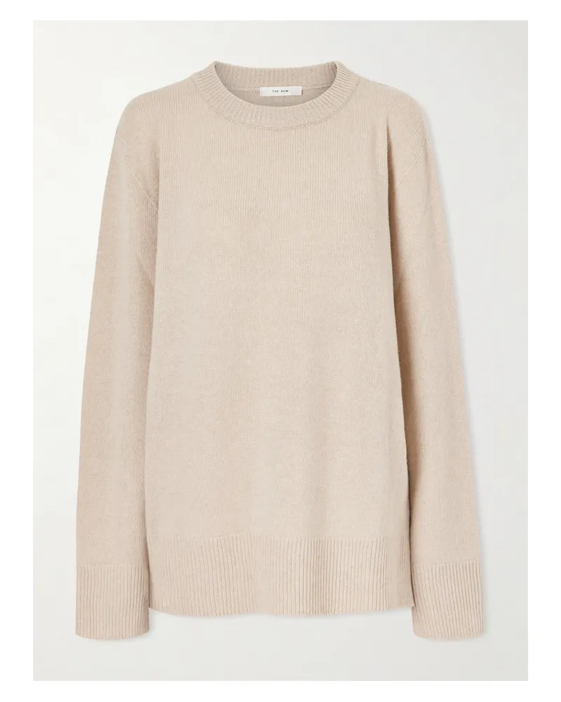 The Row Sibem Pullover Aus Einer Woll-kaschmirmischung - Creme Creme