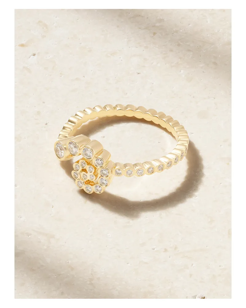 Sophie Bille Brahe Rêve Escargot Ring Aus Recyceltem 18 Karat Gold Mit Diamanten Gold