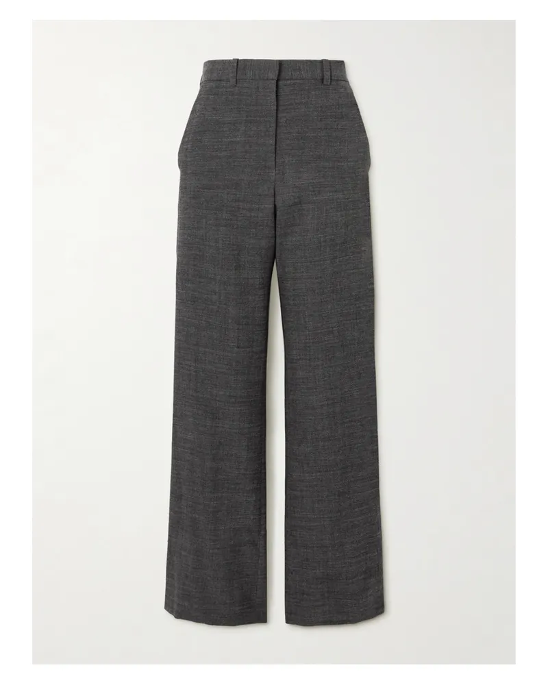 The Row Gandal Hose Mit Geradem Bein Aus Wolle - Grau Grau