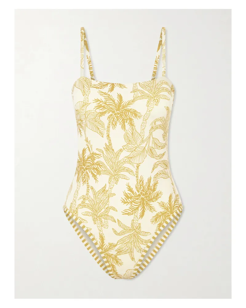 Eres Tropical Printed Swimsuit - Yellow Yellow
