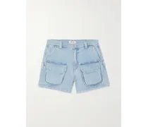 Vida Jeansshorts Aus Bio-denim - Blau
