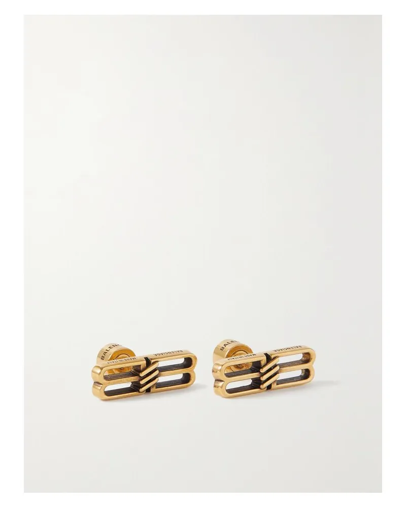 Balenciaga License Goldfarbene Ohrringe Gold