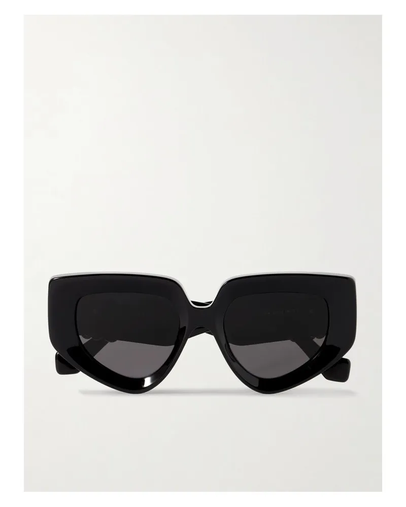 Loewe Sonnenbrille Mit Cat-eye-rahmen Aus Azetat - Schwarz Schwarz