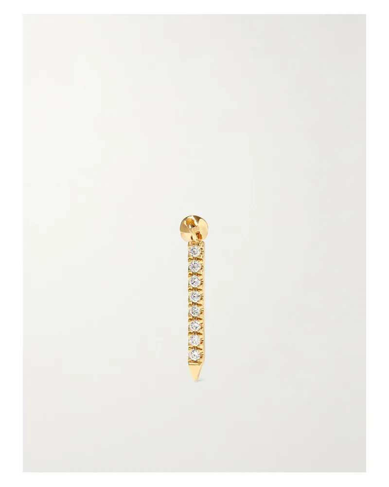 Maria Tash Eternity Bar Einzelner Ohrring Aus 18 Karat Gold Mit Diamanten Gold