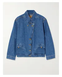 Blazé Milano Nariida Maya Oversized-jeansjacke Blau