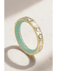 Amrapali Ring aus 18 Karat  mit Emaille Und Diamanten Gold