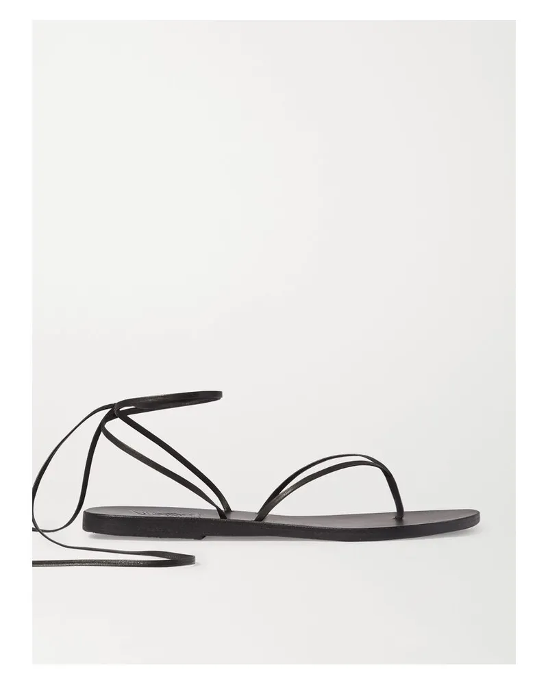 Ancient Greek Sandals Celia Sandalen Aus Leder - Schwarz Schwarz