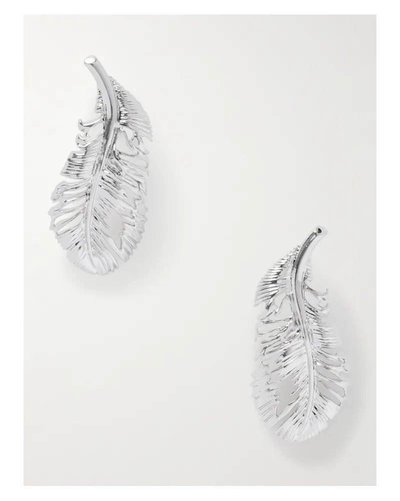 Oscar de la Renta Silver-tone Earrings Silver