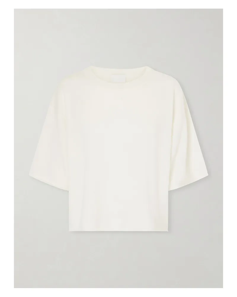 ALLUDE Cashmere Sweater - Cream Cream