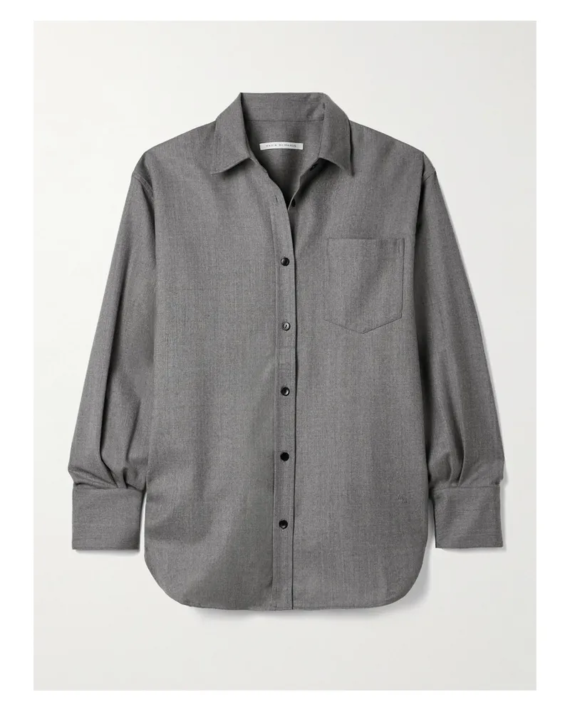 Maria Mcmanus Hemd Aus Flanell Aus Einer Wollmischung - Grau Grau
