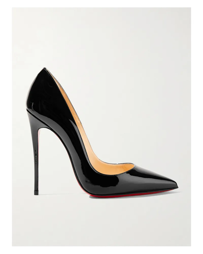 Christian Louboutin So Kate 120 Pumps aus Lackleder Schwarz