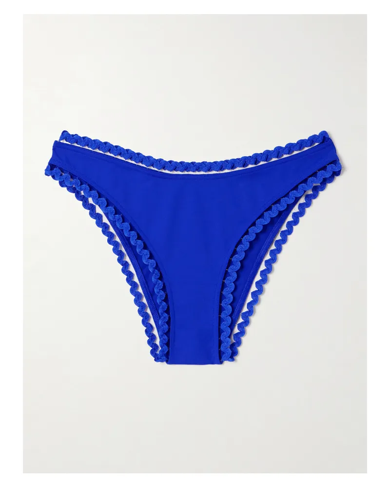 Eres Fever Boogie Bikini-höschen Mit Zackenlitzen - Blau Blau