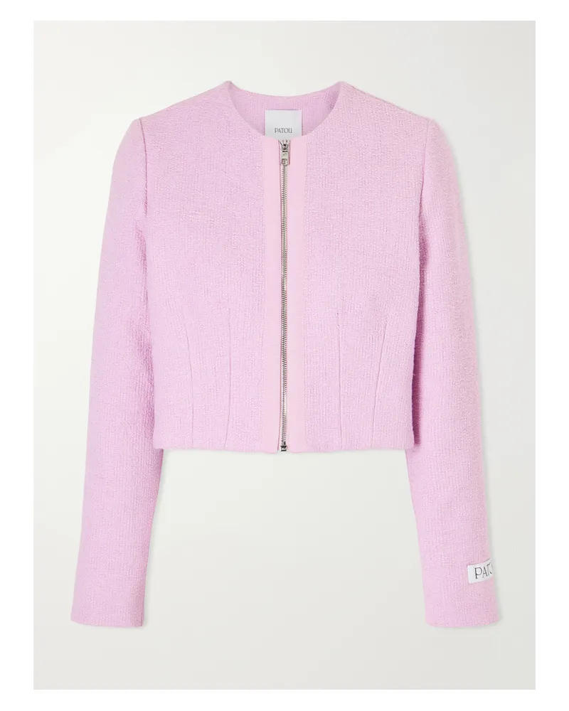 Patou Cotton-blend Tweed Jacket - Pink Pink