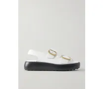 Sandalen Aus Leder - Weiß