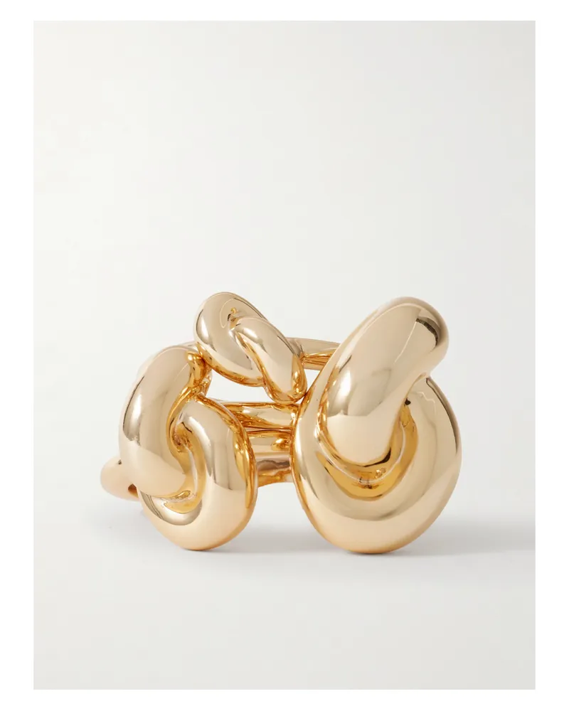Jennifer Fisher Knot Set Aus Drei Vergoldeten Ringen Gold