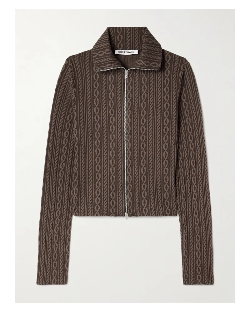 Our Legacy Cardigan Aus Einer Baumwollmischung - Braun Braun