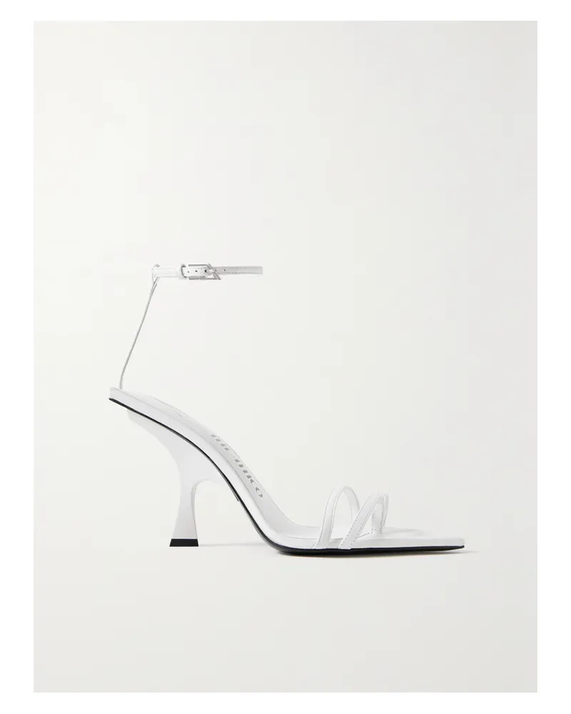 ATTICO Ester Sandalen Aus Leder - Weiß Weiß