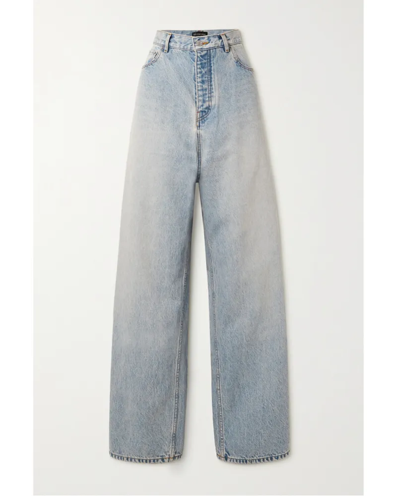 Balenciaga Boyfriend Jeans Blau