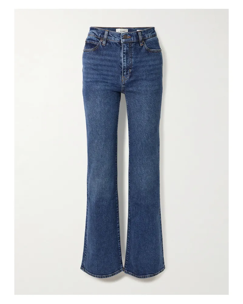 Frame Denim The Arrow High-rise Flared Jeans - Blue Blue