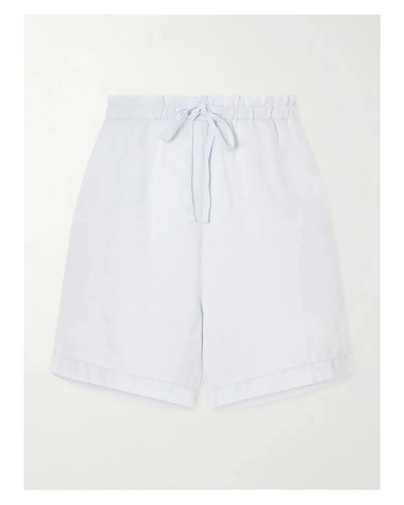 James Perse Linen Shorts - Blue Blue