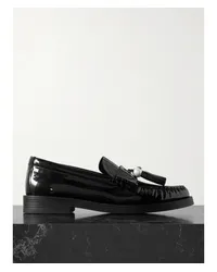 Jimmy Choo Addie Loafers aus Lackleder Schwarz