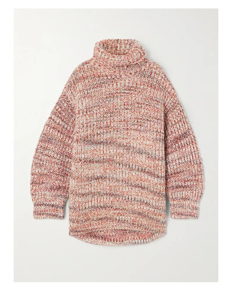 Missoni Rollkragenpullover Aus Gerippter Wolle - Mehrfarbig Mehrfarbig