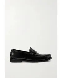 Saint Laurent Le Loafer Loafers aus Glanzleder Schwarz