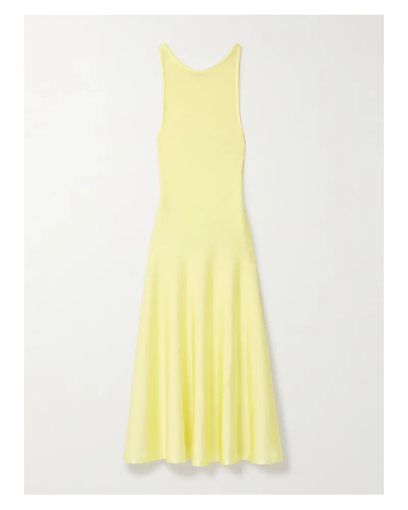 KHAITE Hencil Midikleid Aus Strick - Gelb Gelb