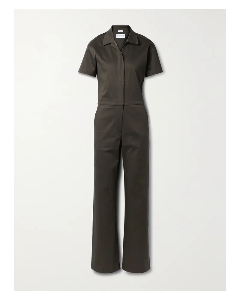 Rivet Utility Icon Jumpsuit Aus Twill Aus Einer Baumwollmischung - Grün Grün