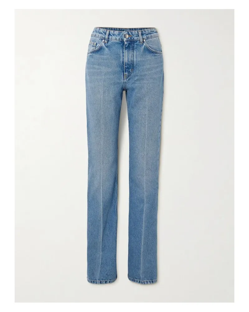 Stella McCartney Jeans Mit Geradem Bein Aus Bio-denim - Blau Blau