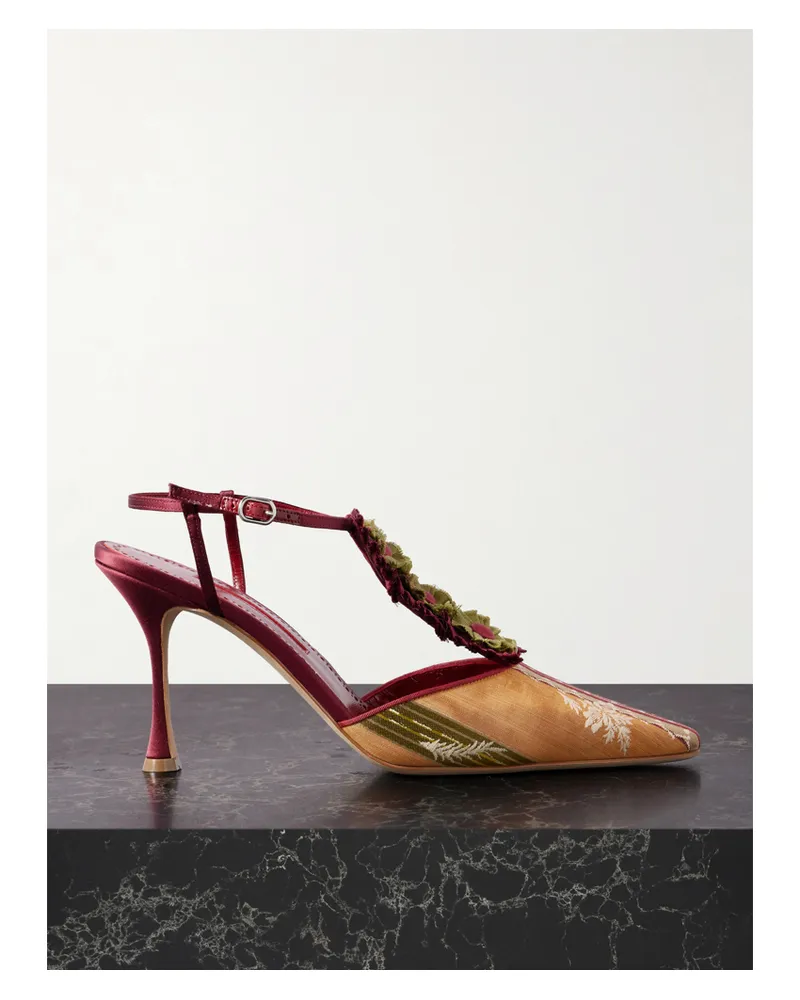 Manolo Blahnik Orange Orange