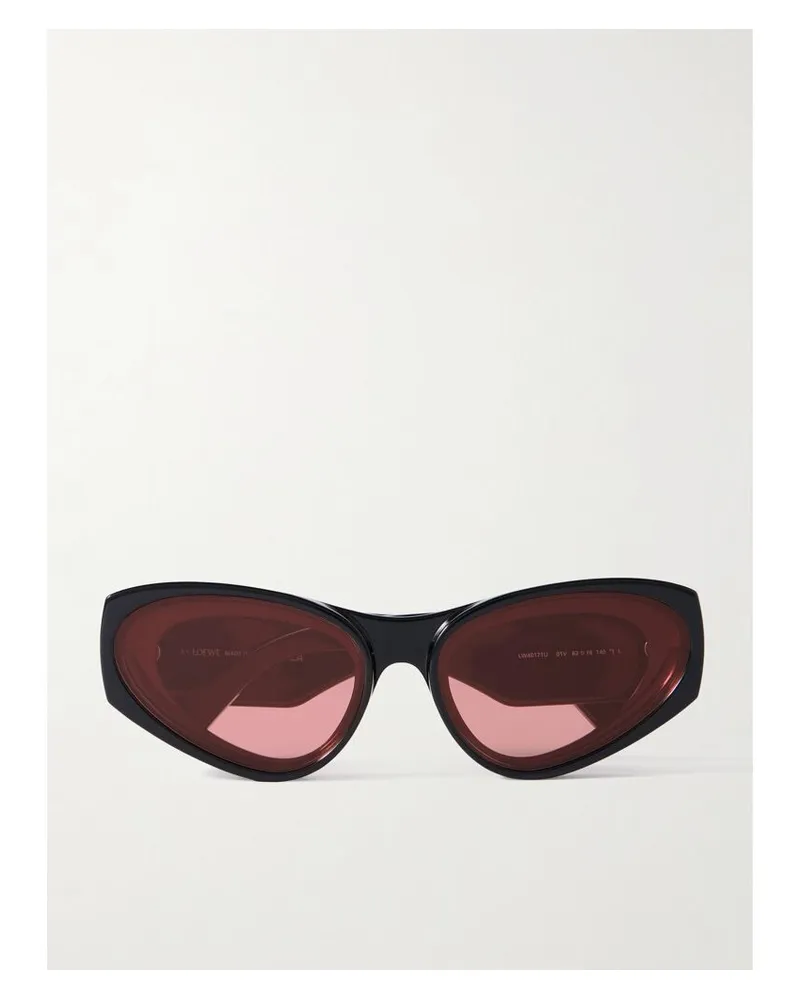 Loewe Paula's Ibiza Sonnenbrille Mit Cat-eye-rahmen Aus Azetat - Schwarz Schwarz