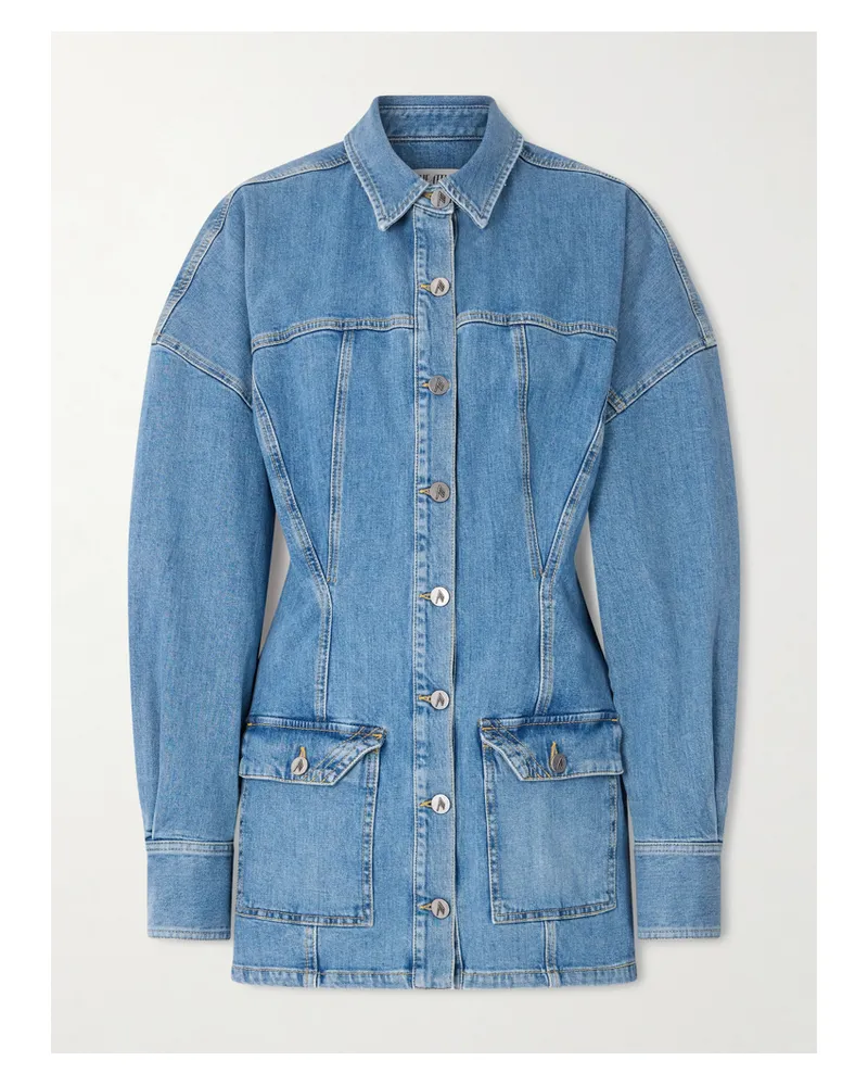 ATTICO Mini-jeanskleid - Blau Blau