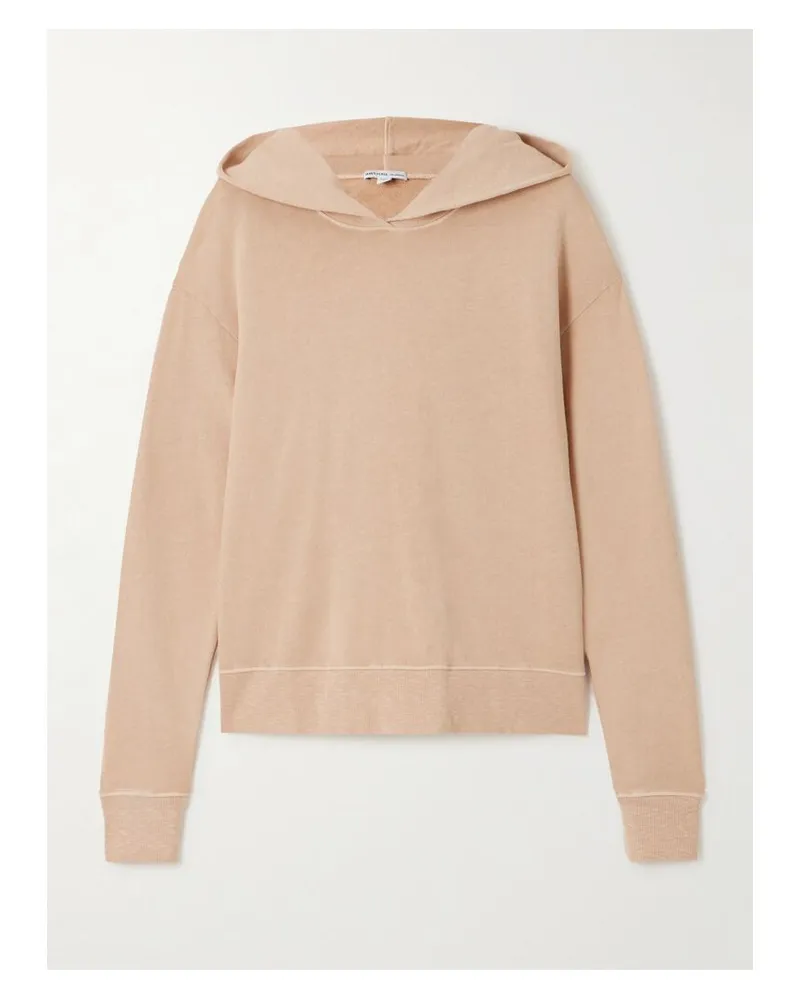 James Perse Hoodie Aus Baumwoll-jersey - Pink Pink