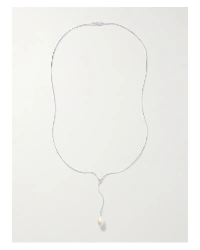 Loren Stewart Remier Kette Aus Sterlingsilber Mit Perle Silber