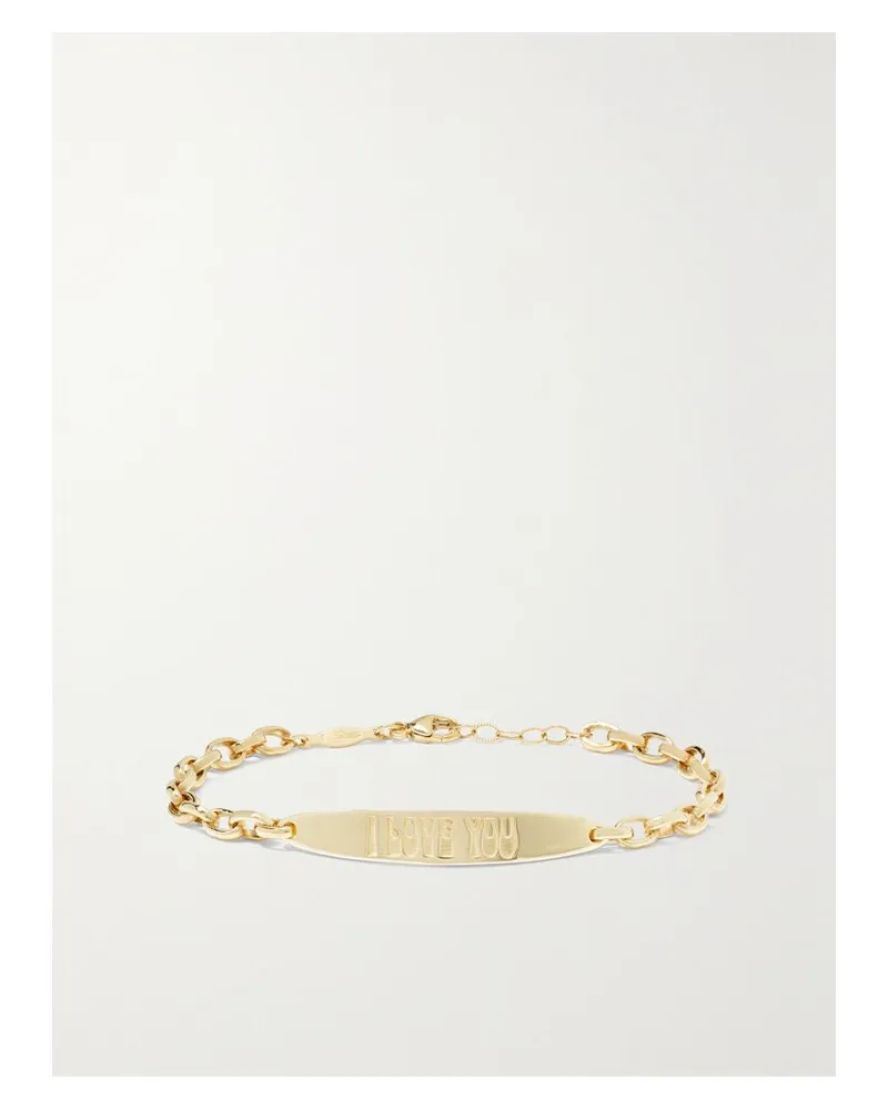 Jacquie Aiche I Love You Armband Aus 14 Karat Gold Gold