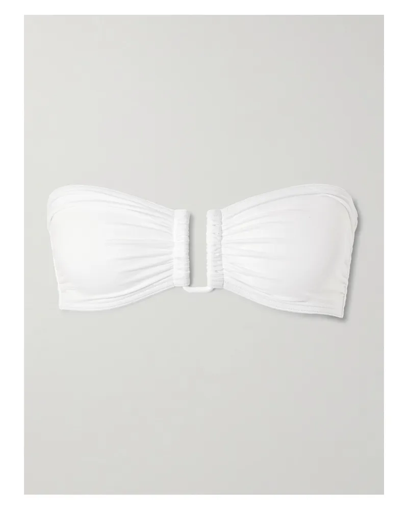 Eres Les Permanents Show Bandeau Bikini Top - White White
