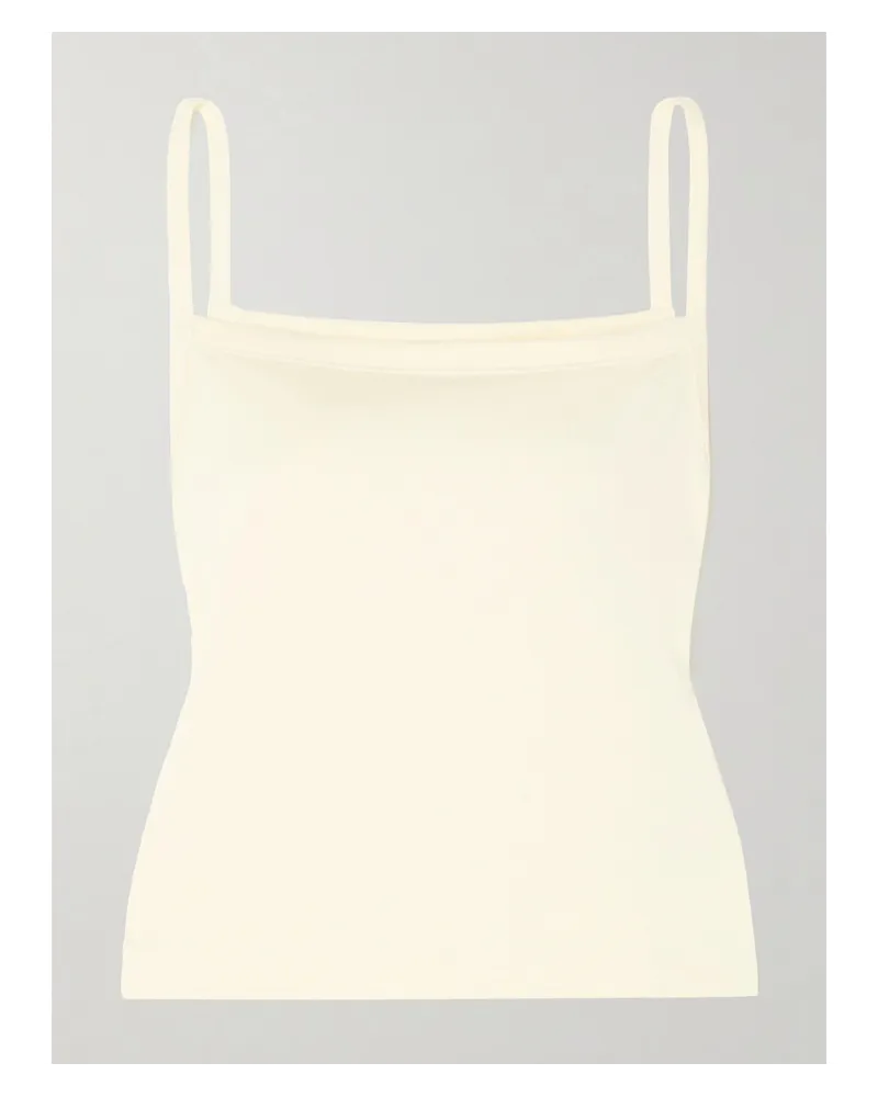 ÉTERNE Tanktop aus Stretch-modal-jersey Creme