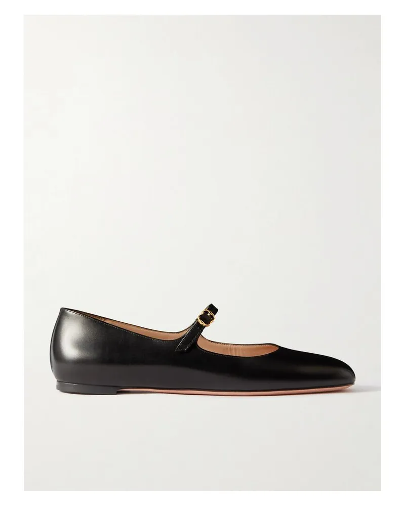 Bally Banya Mary-jane-ballerinas Aus Leder - Schwarz Schwarz