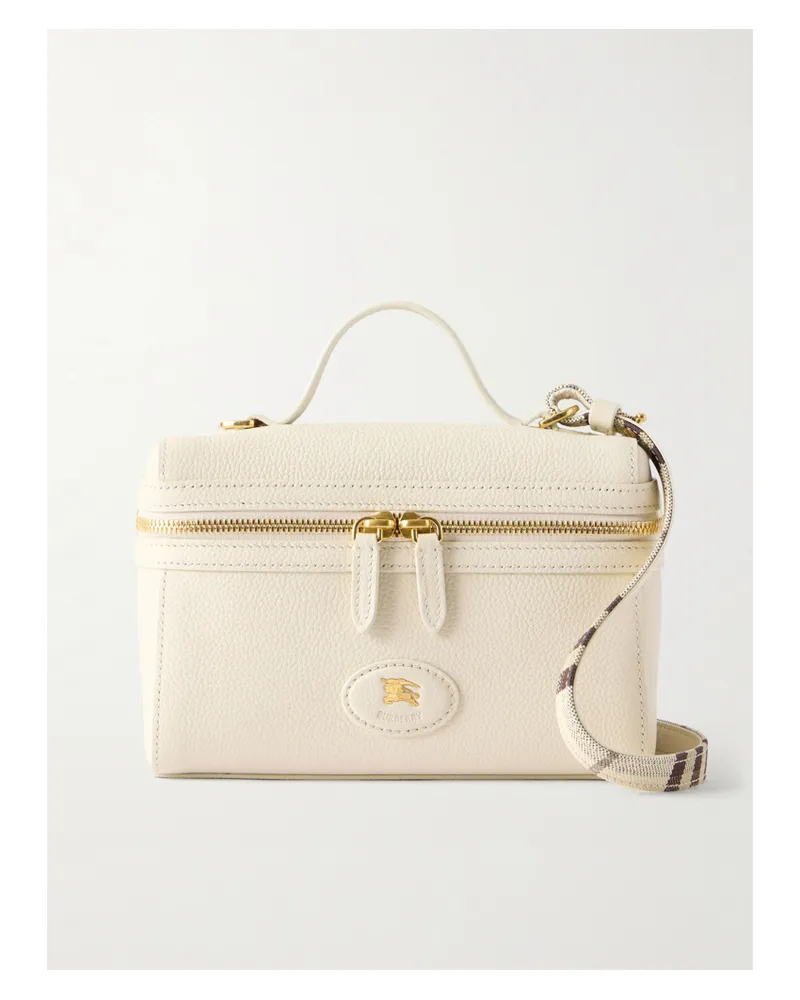 Burberry Textured-leather Vanity Case - Neutrals Neutrals