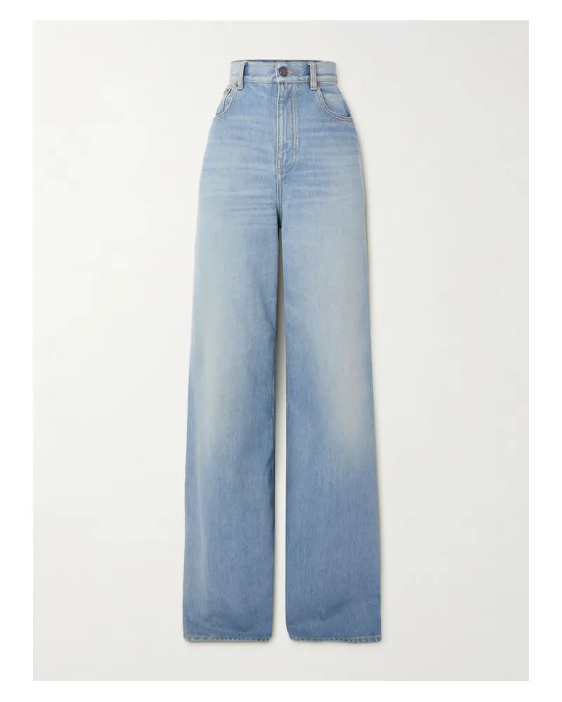 Chloé Hoch Sitzende Jeans Mit Weitem Bein - Blau Blau