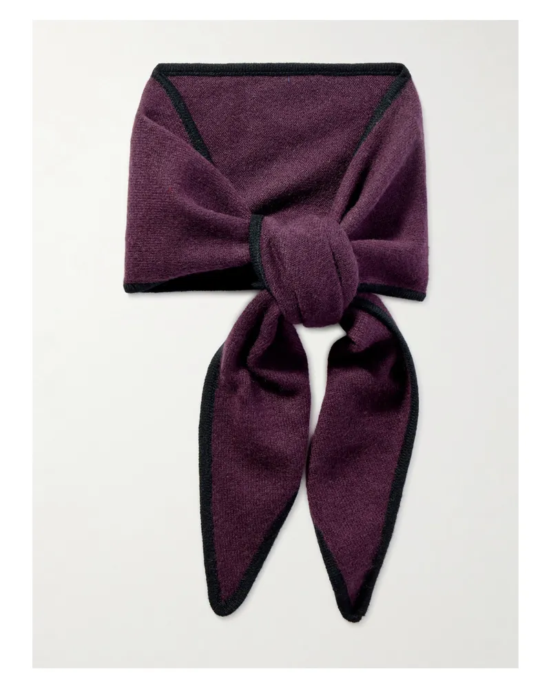Lisa Yang Chelsea Cashmere Scarf - Burgundy Burgundy