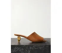 Knot Mules Aus Leder - Braun