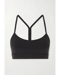 LULULEMON Flow Y Sport-bh aus Stretch-material Schwarz