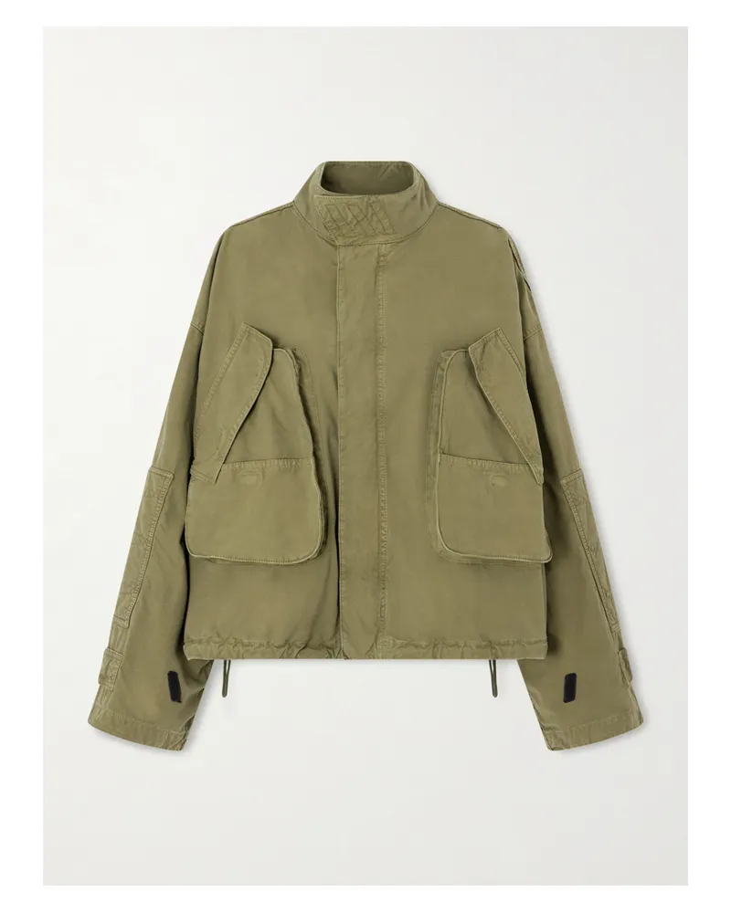 ATTICO Cotton Jacket - Green Green