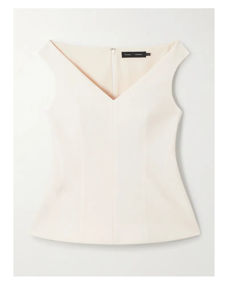 Proenza Schouler Mariam Scuba Top - Neutrals Neutrals